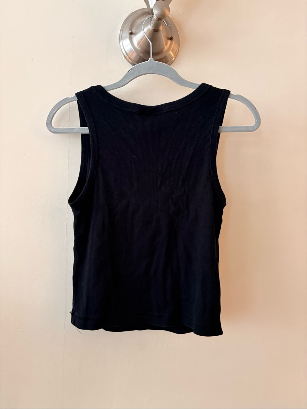 Universal Thread Black Ribbed Tank Top - Picture 4 of 7